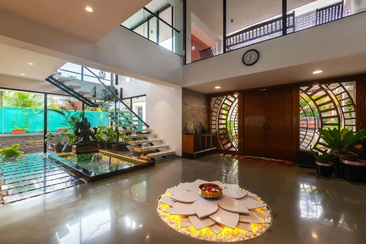 Villa Sereno By Stayvista - An Elegant And Entertaining Retreat Featuring A Swimming Pool, Outdoor Jacuzzi, Modern Interiors, And A Snooker Table Alībāg Exterior photo
